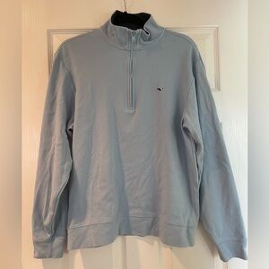 Vineyard Vines Blue Quarter-Zip Sweatshirt